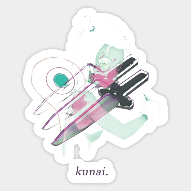 Lapis Re:LiGHTs ''KUNAI'' V2 Sticker by riventis66